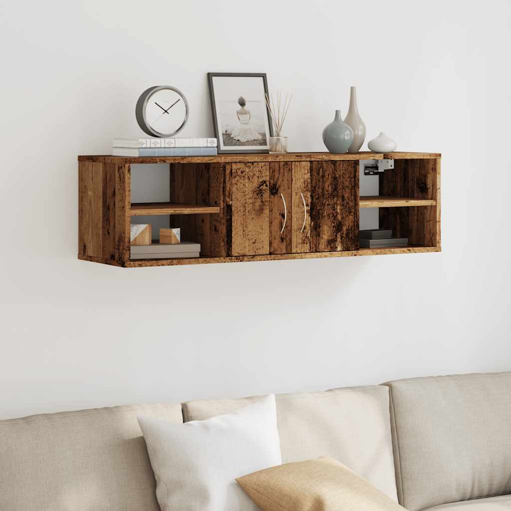 Wandregal Weiß 102x30x29 cm Holzwerkstoff