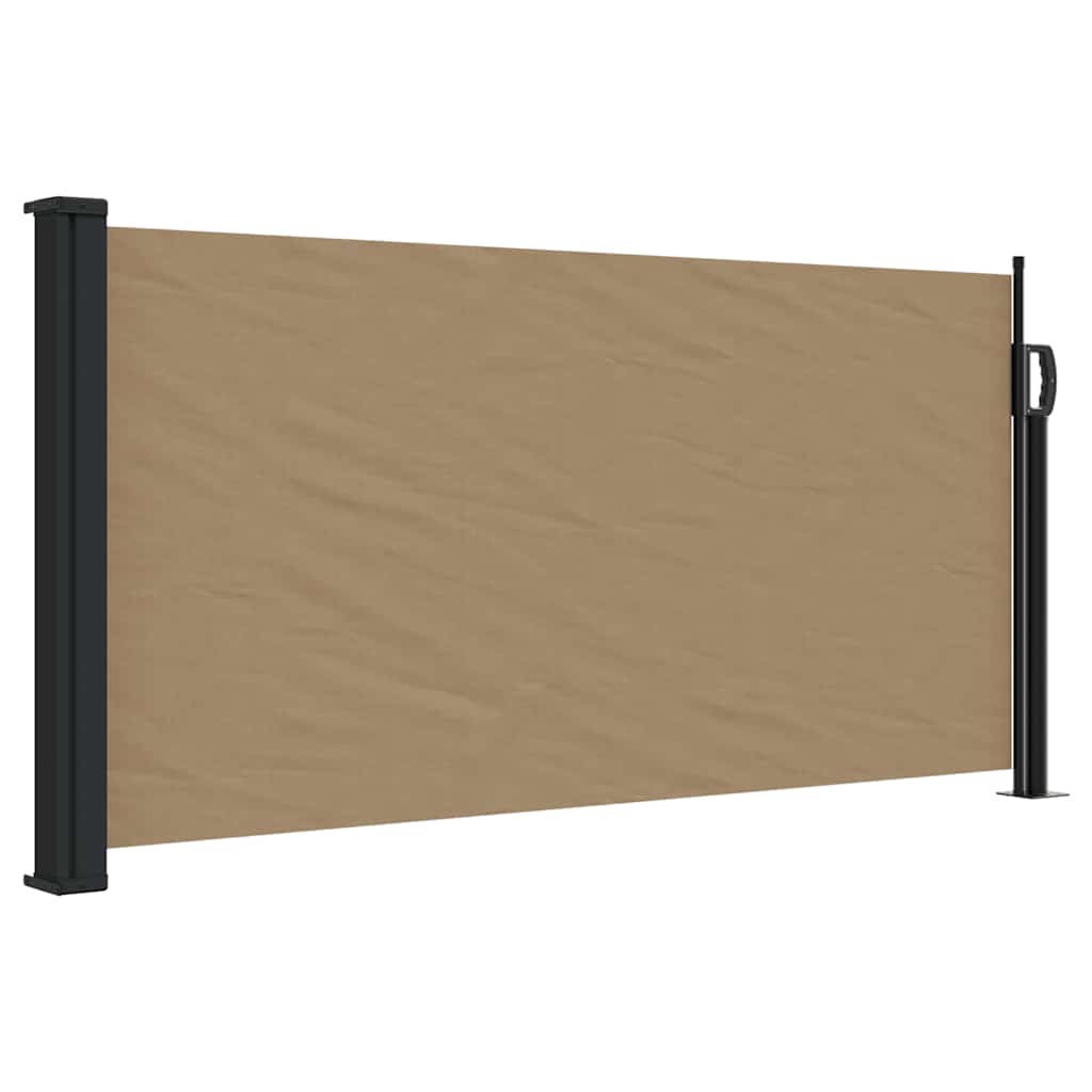 Seitenmarkise Ausziehbar Schwarz 100x300 cm