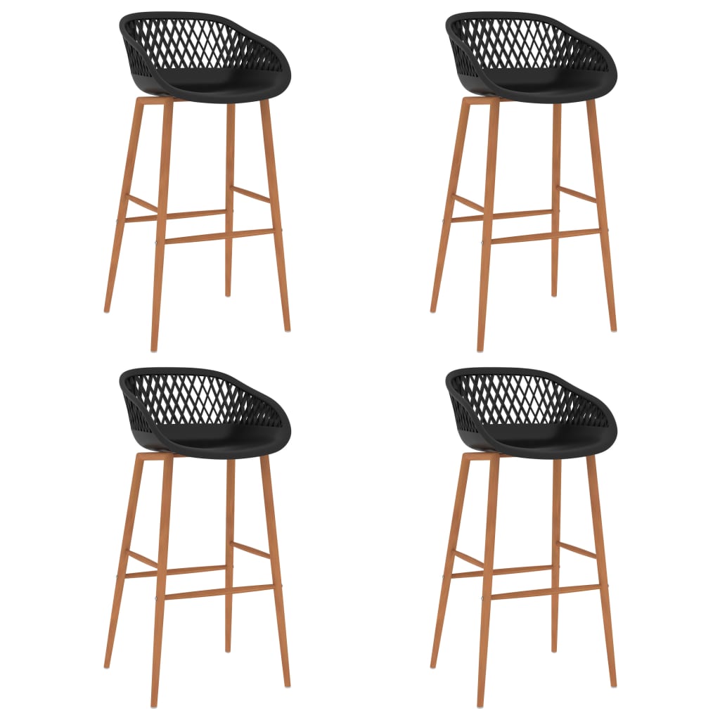 Barhocker 2 Stk. Schwarz