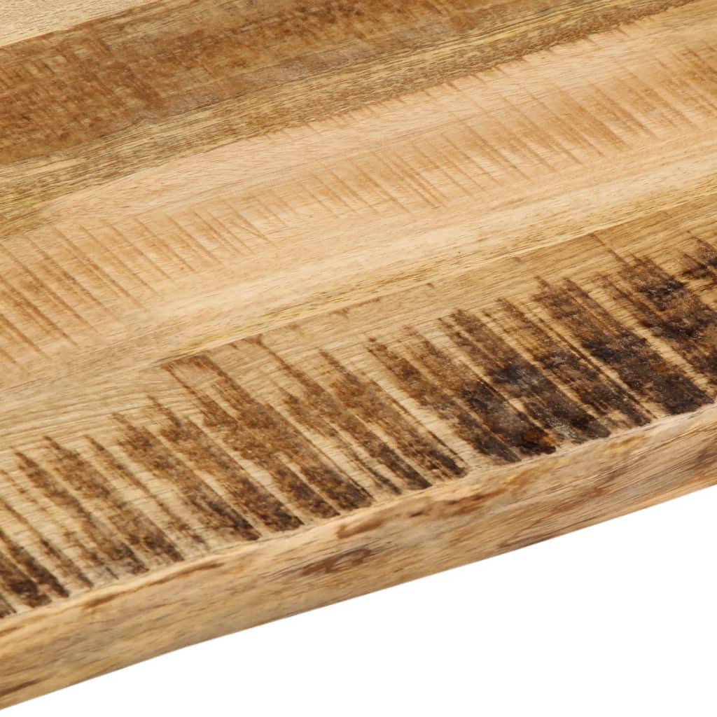 Tischplatte 40x40x2,5 cm Rechteckig Massivholz Akazie Baumkante