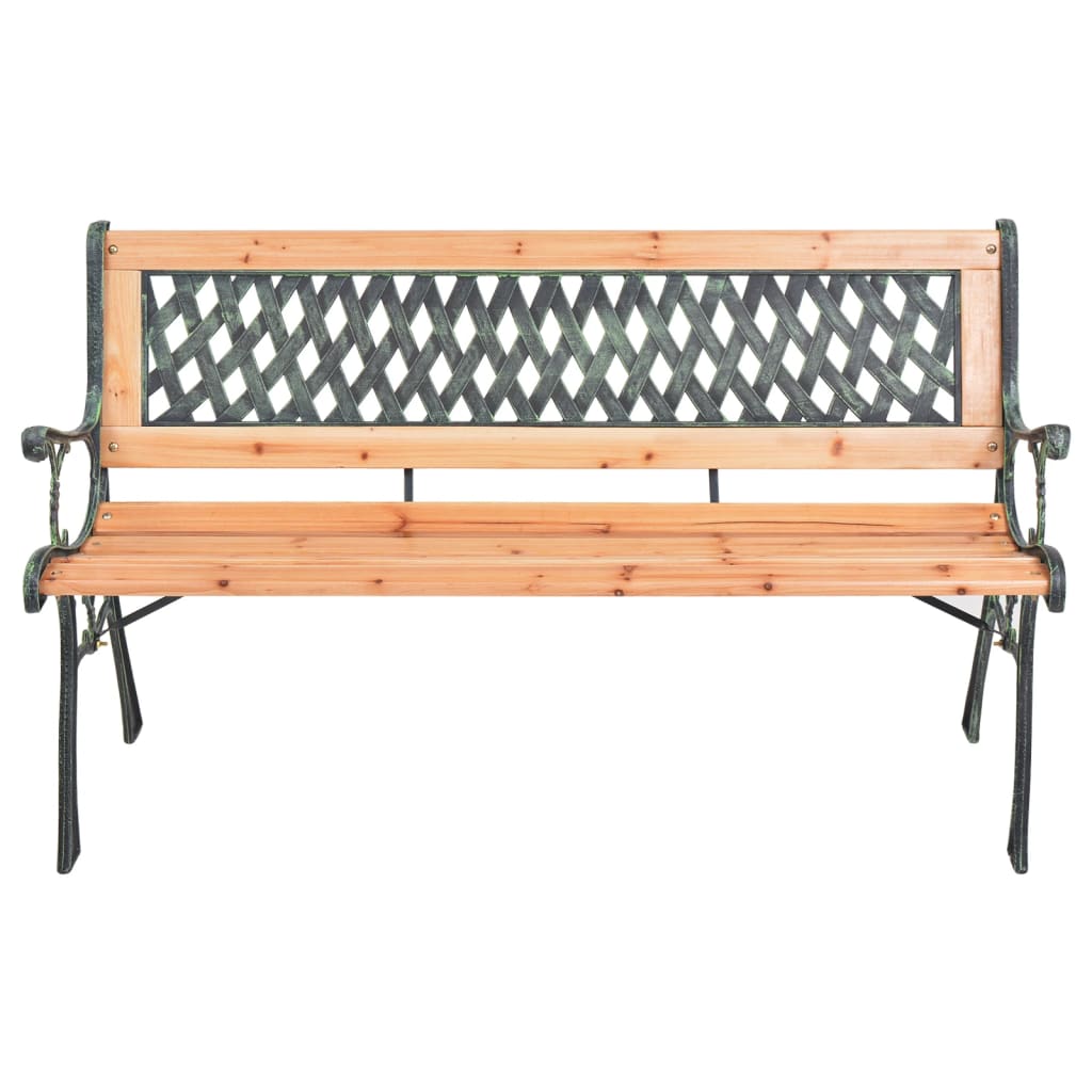 Gartenbank 122 cm Massivholz Tanne