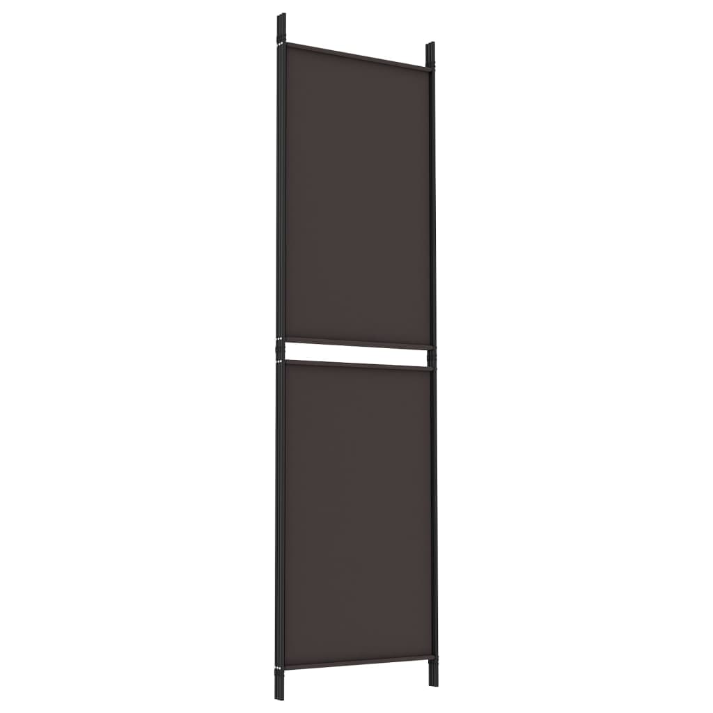 3-teiliger Raumteiler Beige 150 x 180 cm Stoff