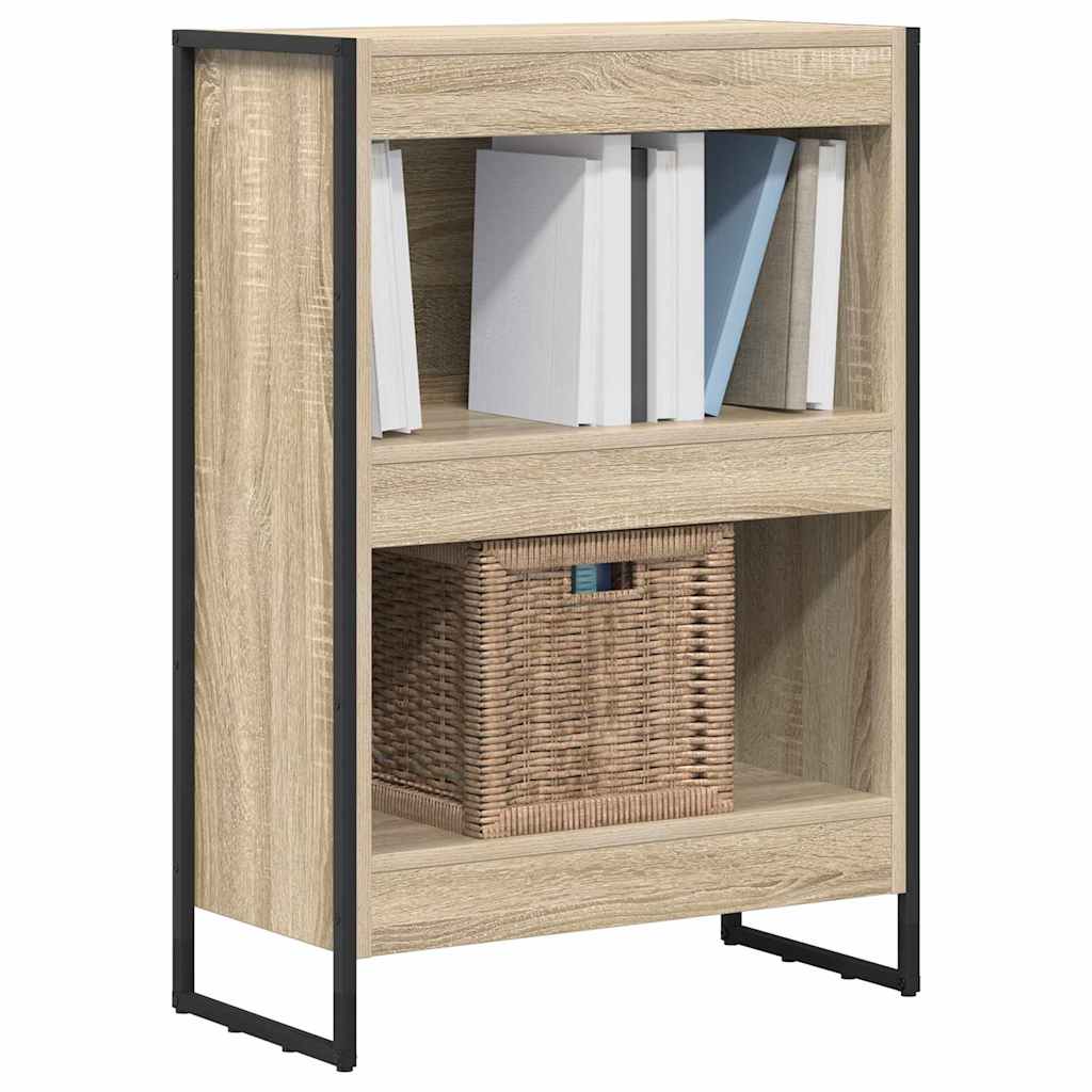 Bücherregal 2 pcs Schwarz Eichen-Optik 60 x 30 x 189,5 cm