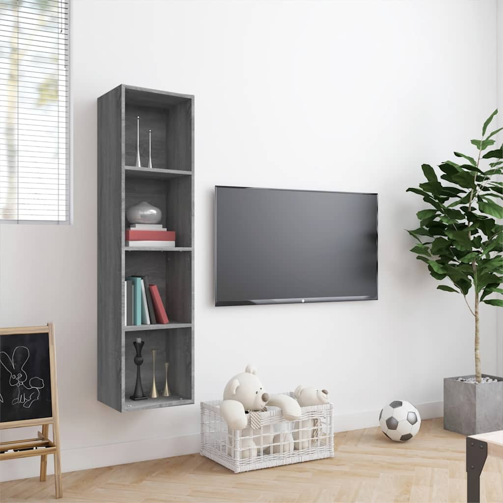 Bücherregal/TV-Schrank Weiß 143×30×36 cm