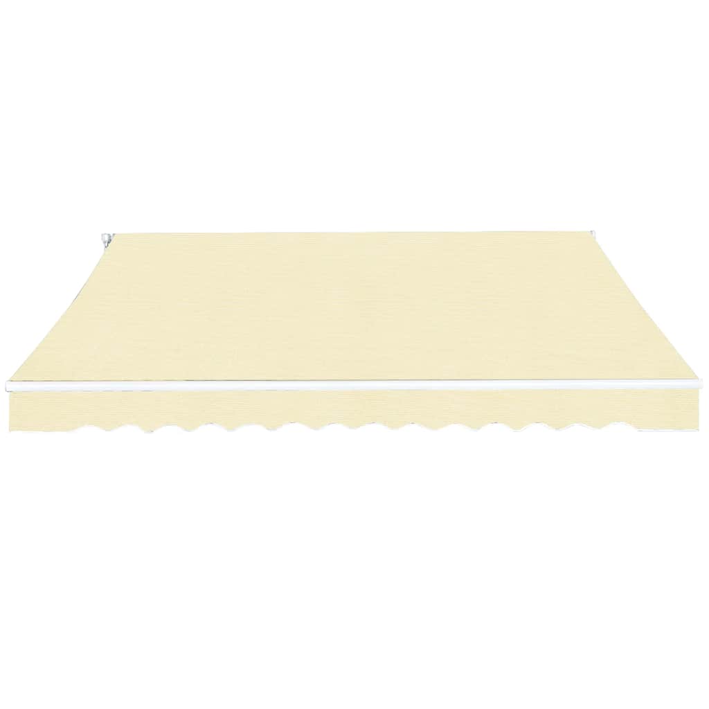 Gelenkarmmarkise 400 cm Blau/Weiß