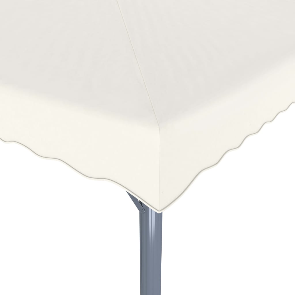 Pavillon mit LED-Lichterkette 300x300 cm Anthrazit Aluminium