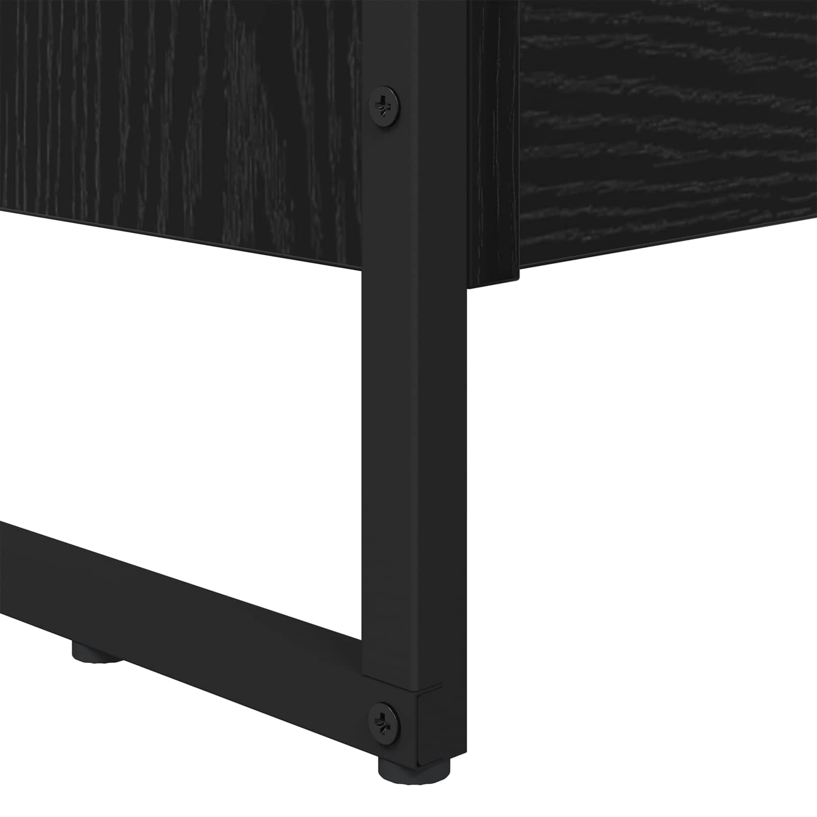 Bücherregal 2 pcs Schwarz Eichen-Optik 60 x 30 x 189,5 cm