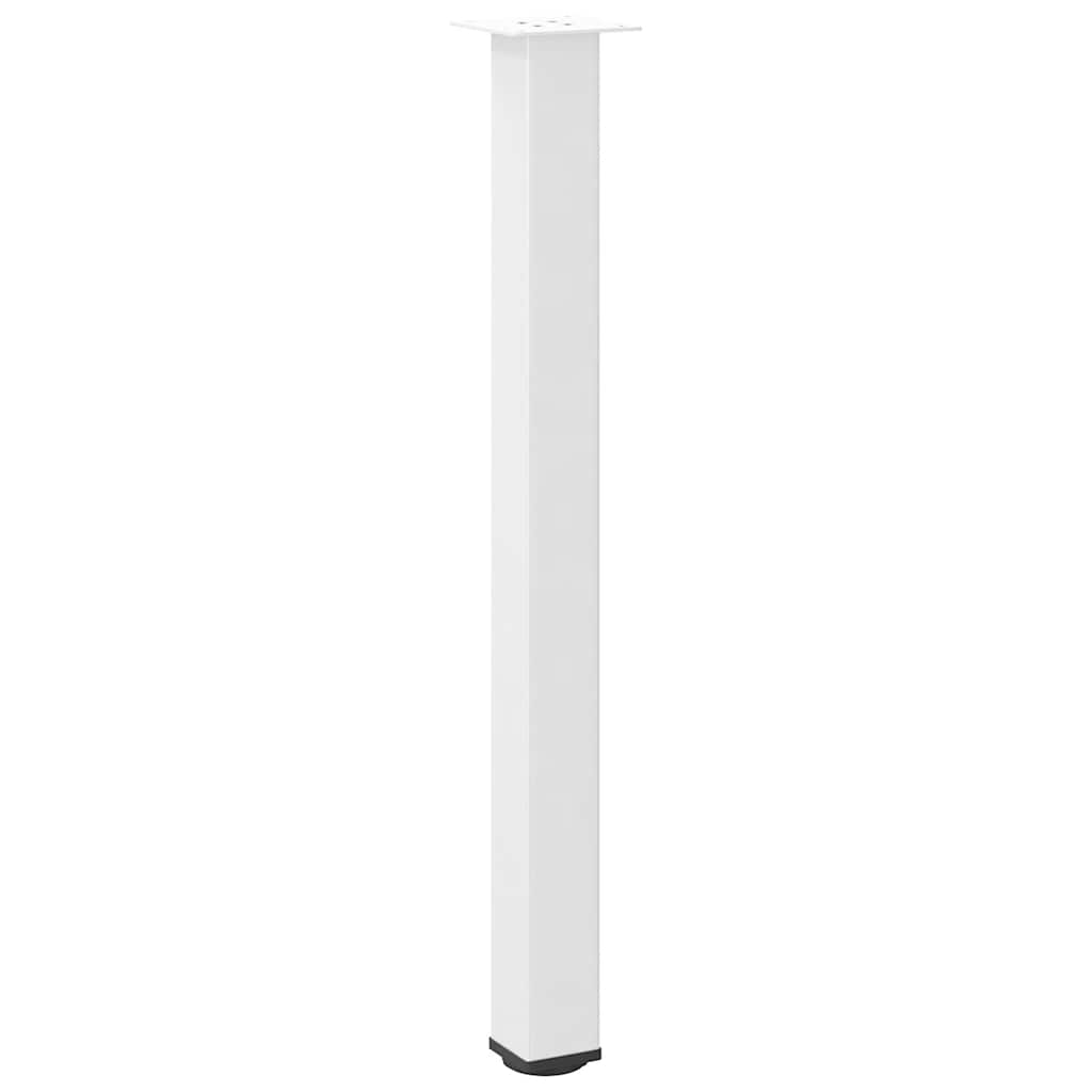Bartischbeine 4 Stk. Schwarz 100-102 cm Stahl