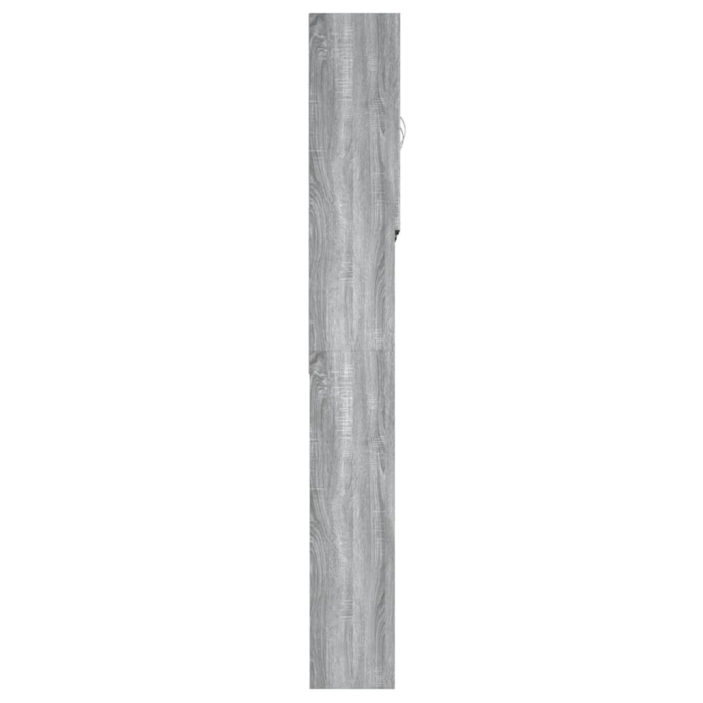 Waschmaschinenschrank Weiß 64x25,5x190 cm