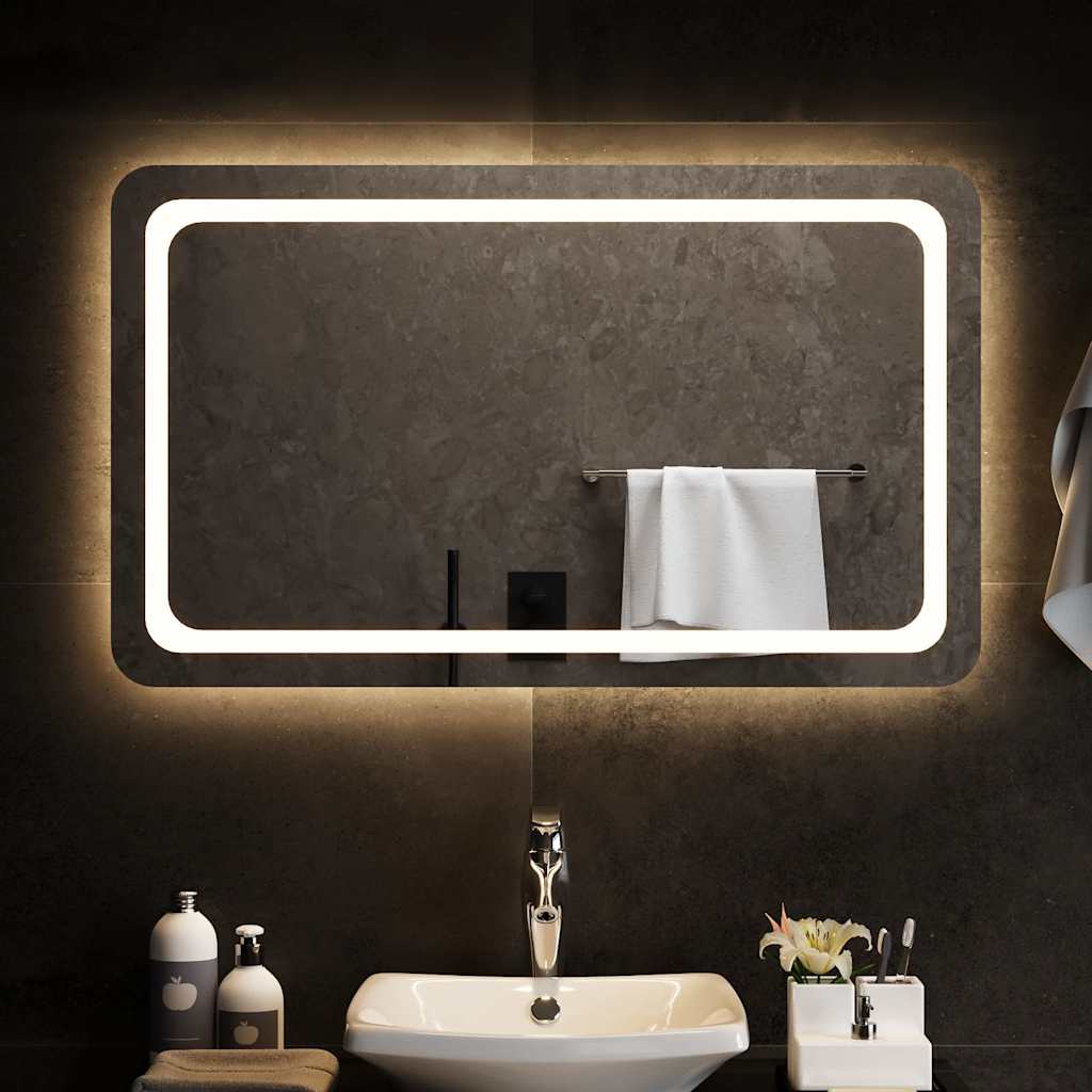 LED-Badspiegel 60x40 cm