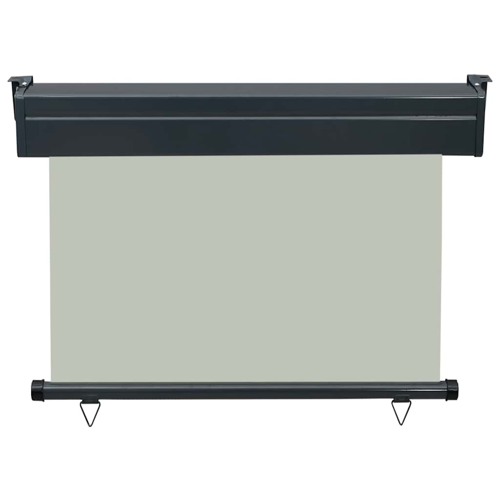 Balkon Seitenmarkise 60 x 250 cm 100% Polyester Eisen Stahl