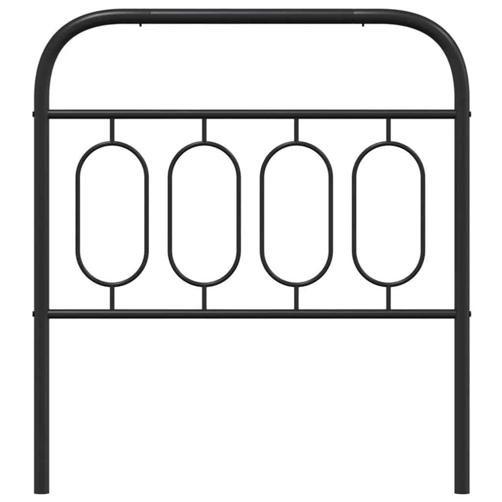 Ersatz-Kopfteil Metall Schwarz 75 cm