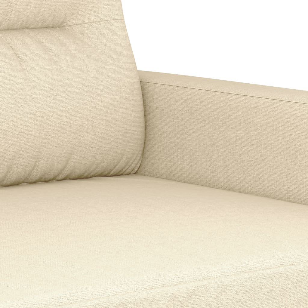 4-tlg. Sofagarnitur mit Kissen Taupe Stoff