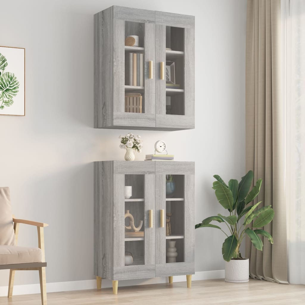 Hängeschrank Weiß 69,5x34x90 cm