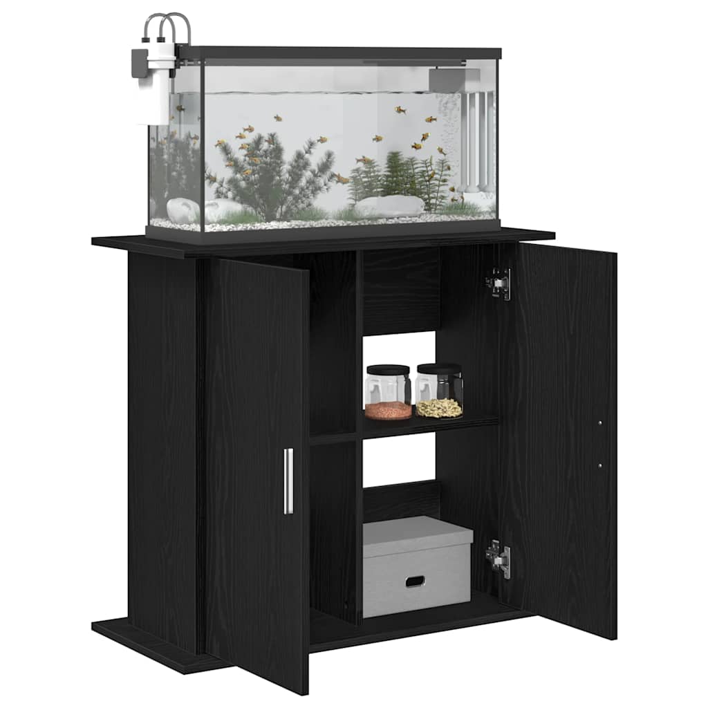 Aquariumständer Weiß 81x36x73 cm Holzwerkstoff