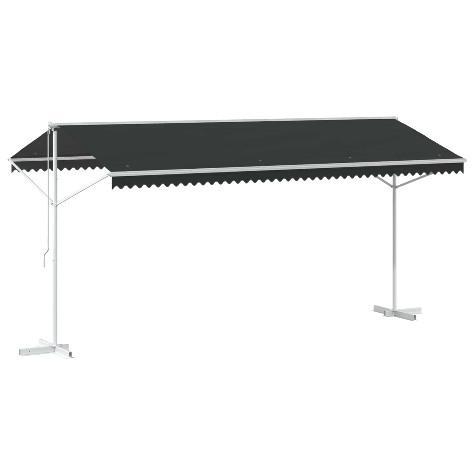 Freistehende Markise 400x300 cm Anthrazit
