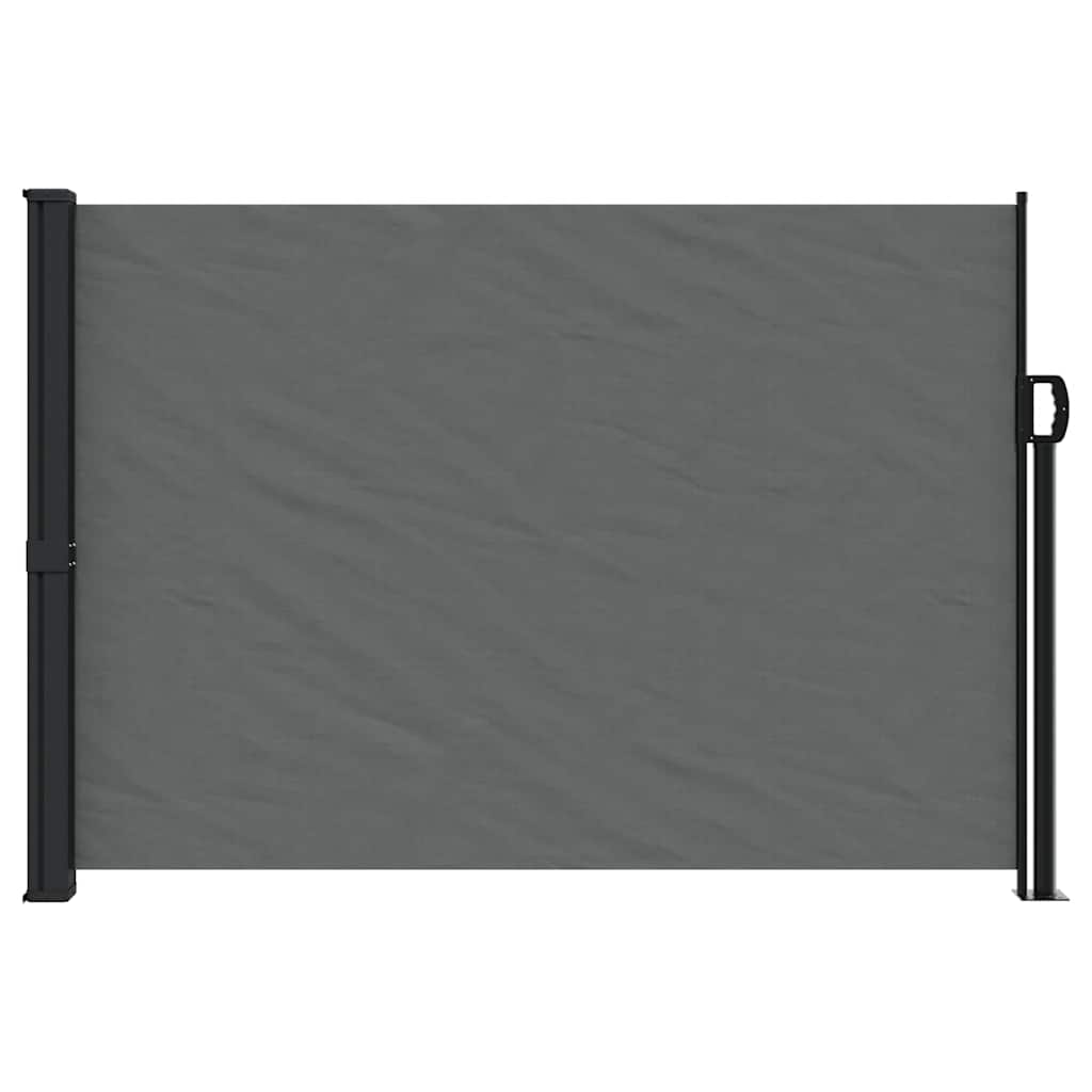 Seitenmarkise Ausziehbar Schwarz 100x300 cm