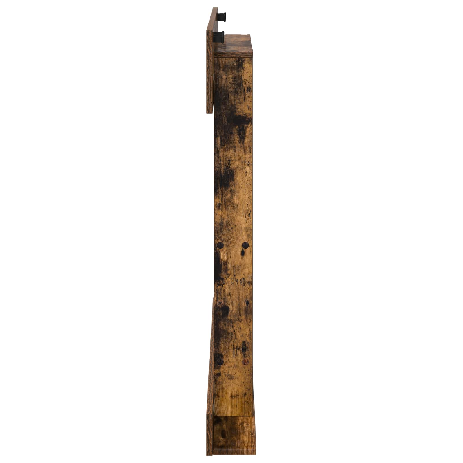 Billardqueue-Ständer Holzwerkstoff 93 x 12 x 103 cm Weiß