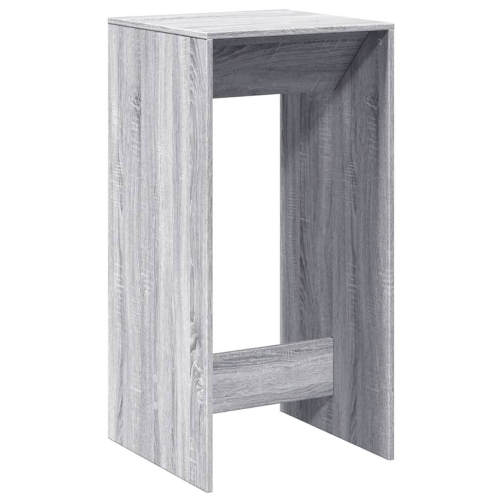Bartisch Schwarz Eichen-Optik 102 x 50 x 103,5 cm Holzwerkstoff