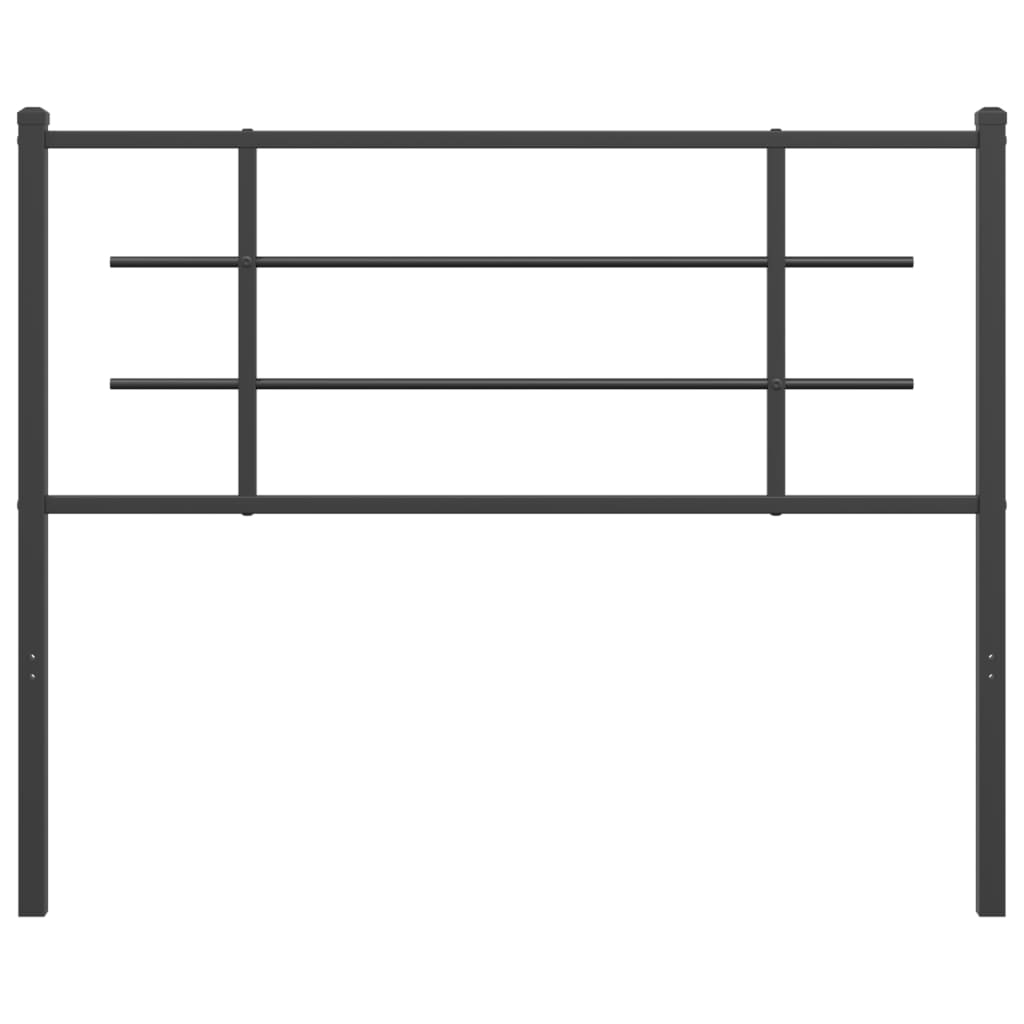 Ersatz-Kopfteil Metall Weiß 100 cm