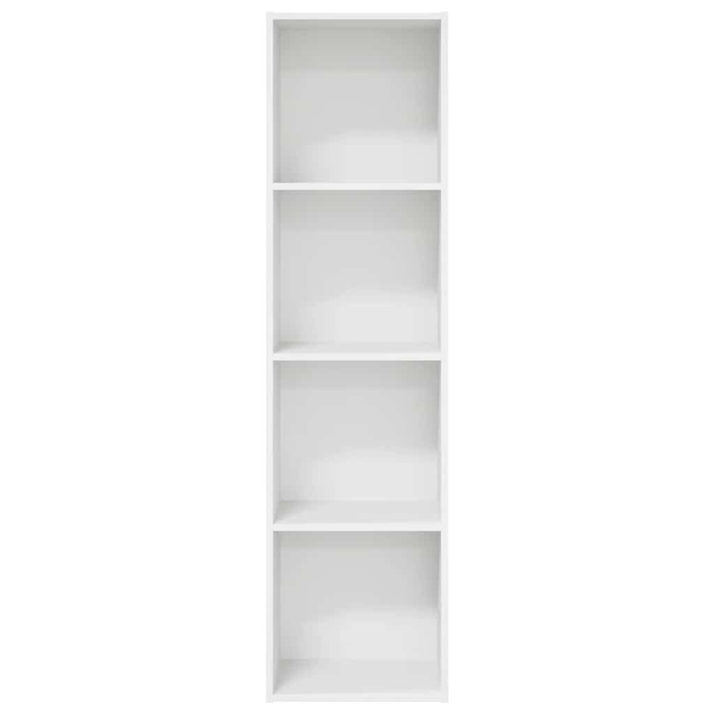 Bücherregal Weiß 80x30x189 cm Holzwerkstoff