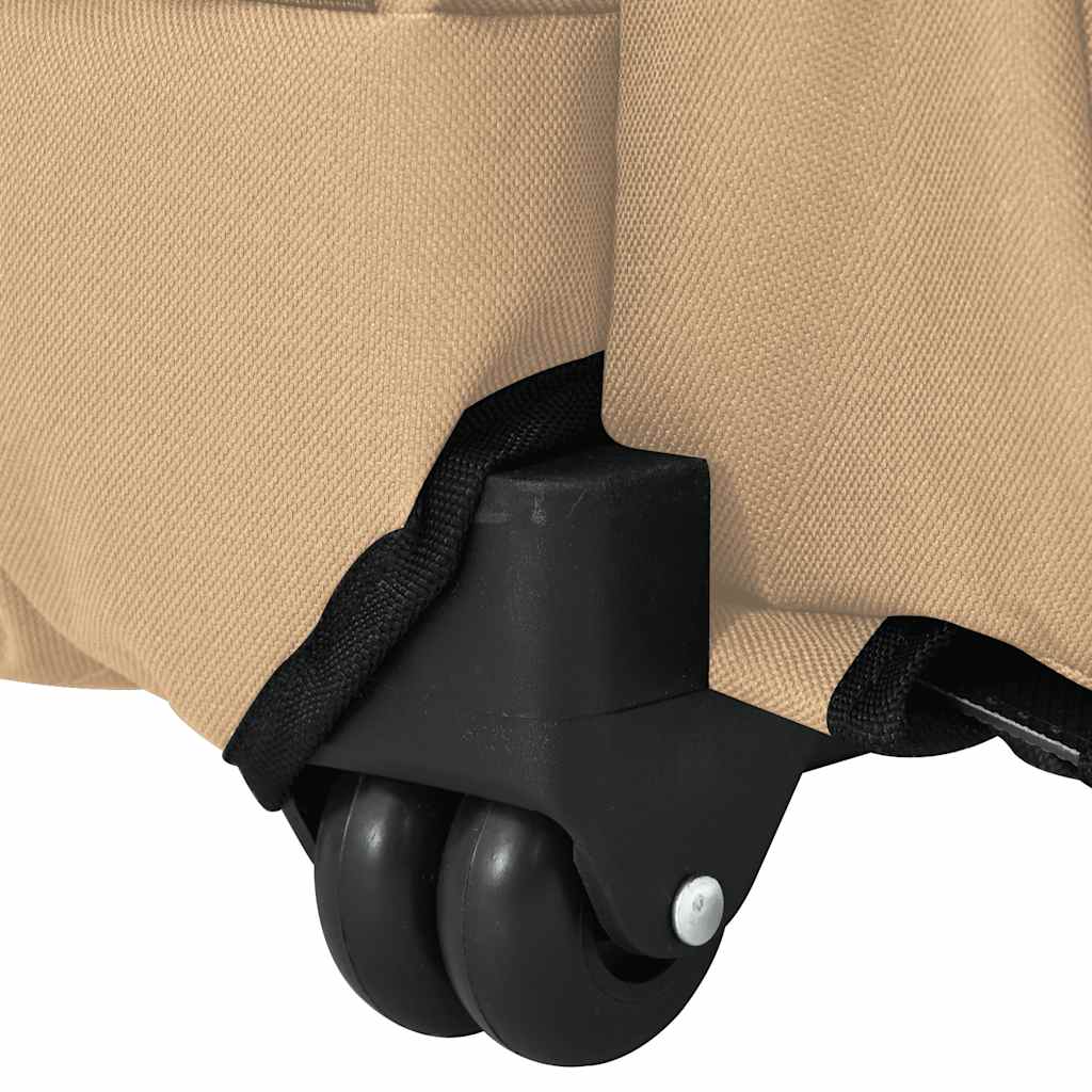 Trolley für Haustiere 3-in-1 Faltbar Beige
