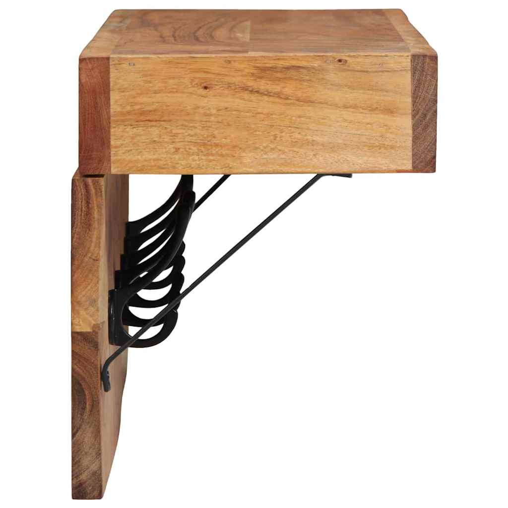 Garderobenständer Braun 73 x 19 x 23 cm Massivholz Mango