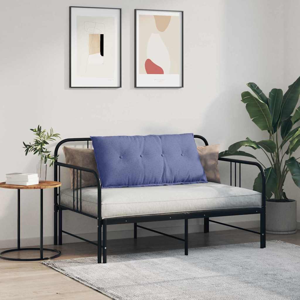 Rückenkissen Hellgrau 50 x 19 x 45 cm Stoff