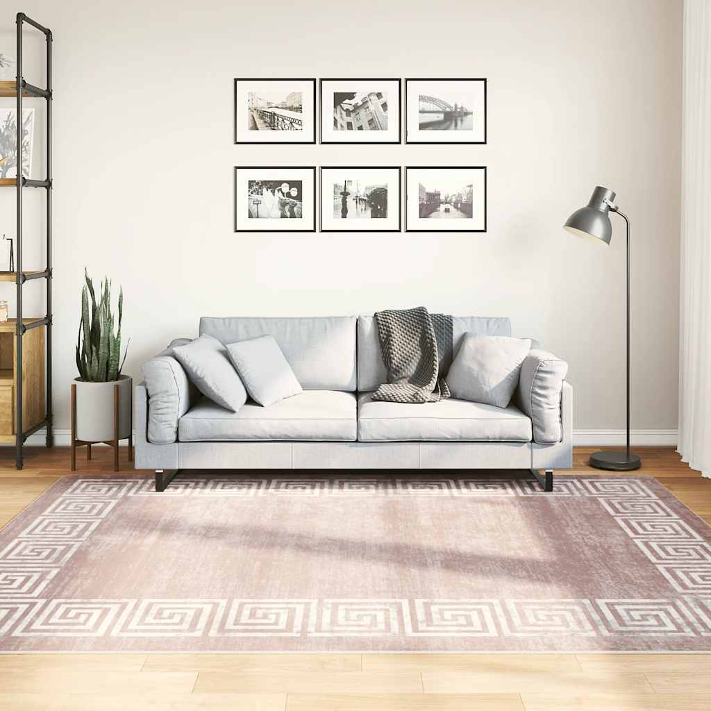 Teppich Waschbar Mehrfarbig 160x230 cm