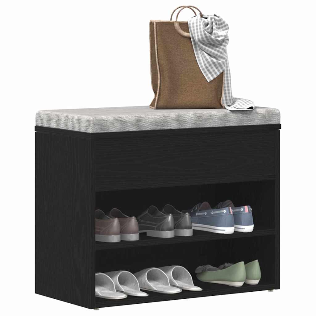 Schuhbank Weiß 60x30x45 cm Holzwerkstoff