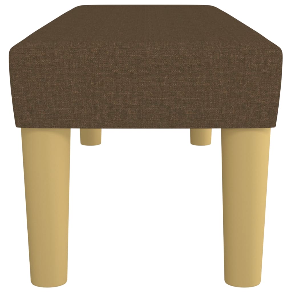 Sitzbank Hellgrau 70x30x30 cm Stoff