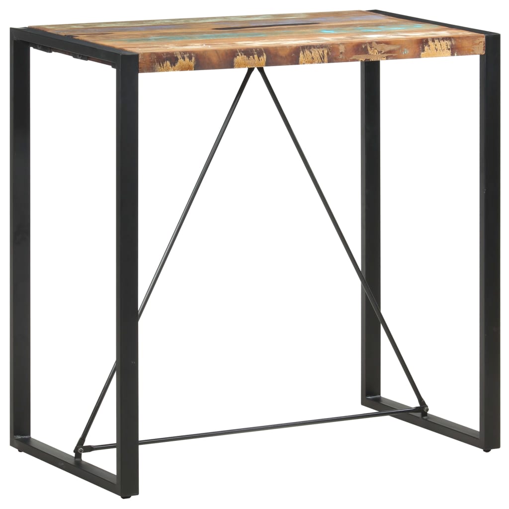 Bartisch 110 x 60 x 110 cm Massivholz Mango
