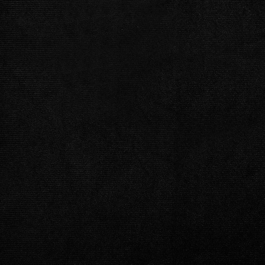 Clubsessel Schwarz Samt