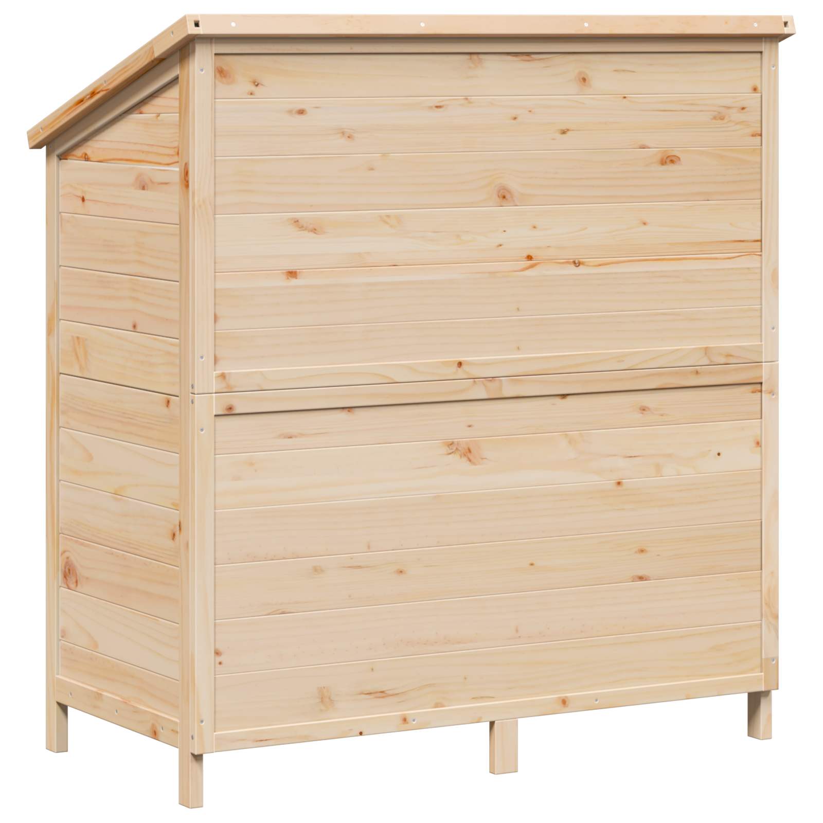 Gartenschuppen Natur 59 x 56 x 113,5 cm Massivholz aus Fichte