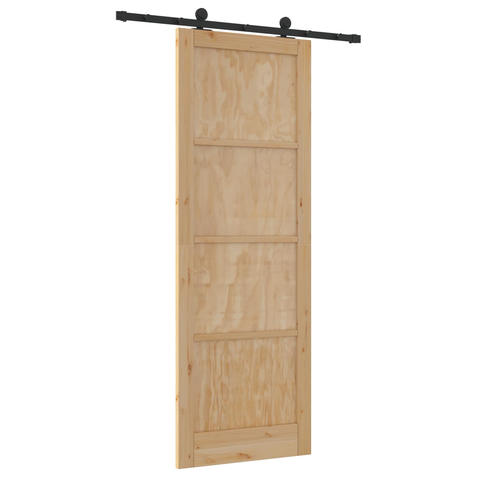 Schiebetür ORKDAL Natur 61 x 198,5 cm Massives Kiefernholz