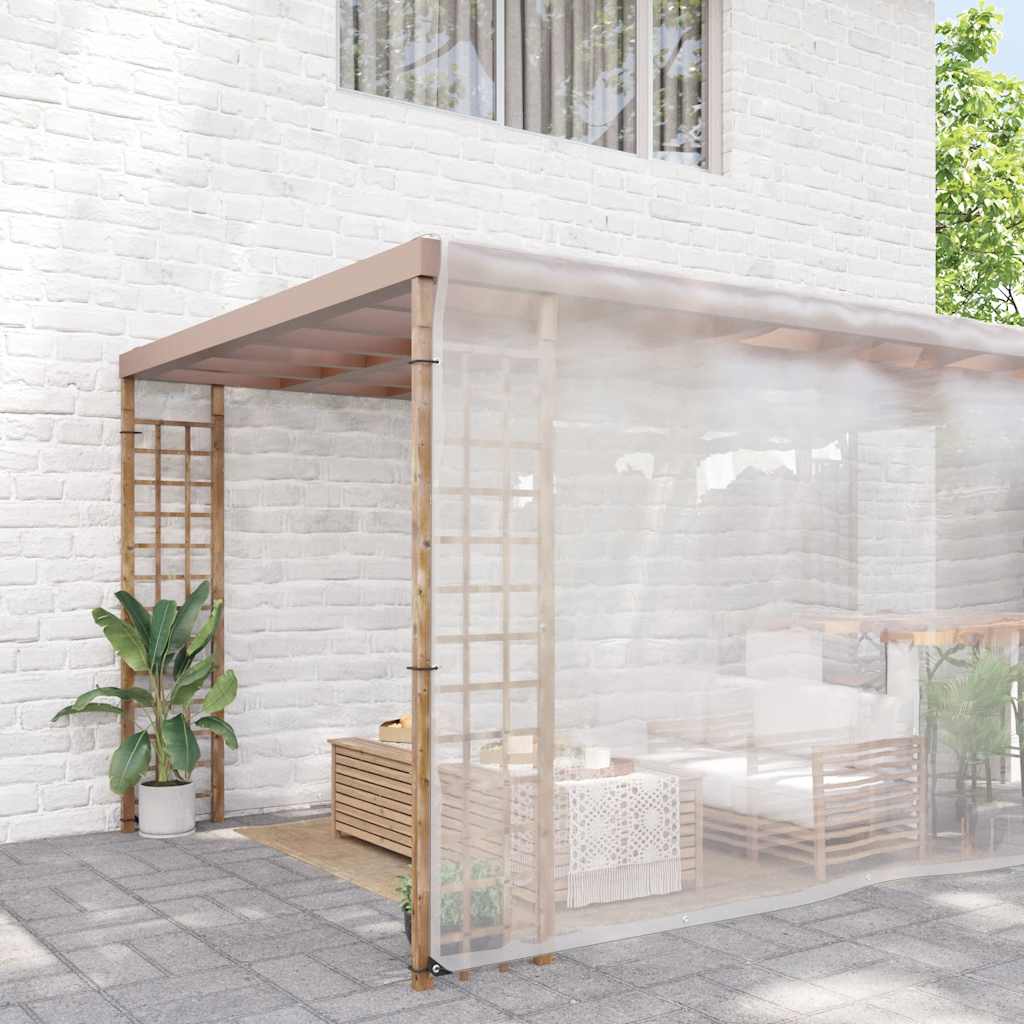 Transparente Plane mit Ösen 1x2 m Polyethylen