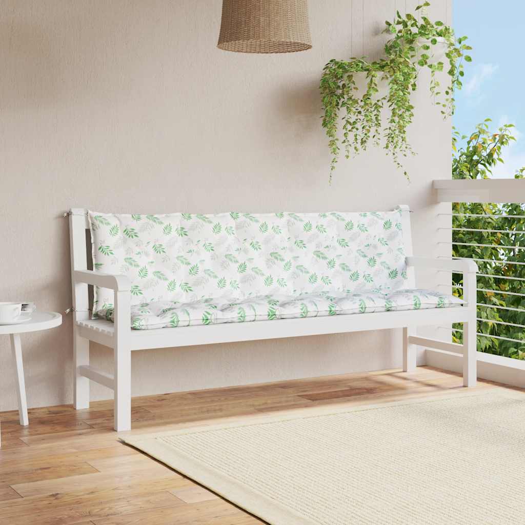 Gartenbank-Auflage Anthrazit 100x(50+50)x7 cm Oxford-Gewebe