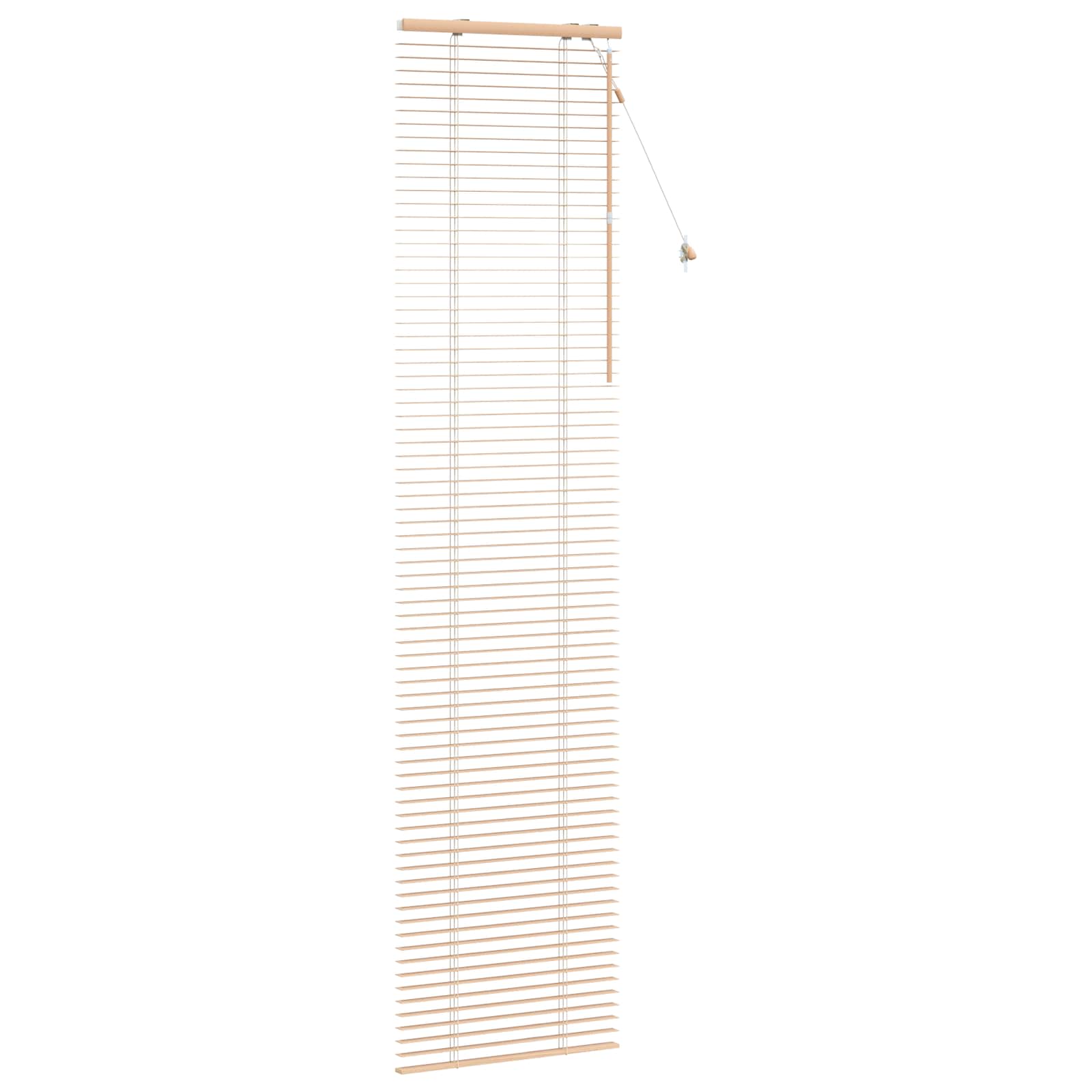 Jalousie Eichenoptik 40 x 130 cm 35 mm Massives Paulownia-Holz