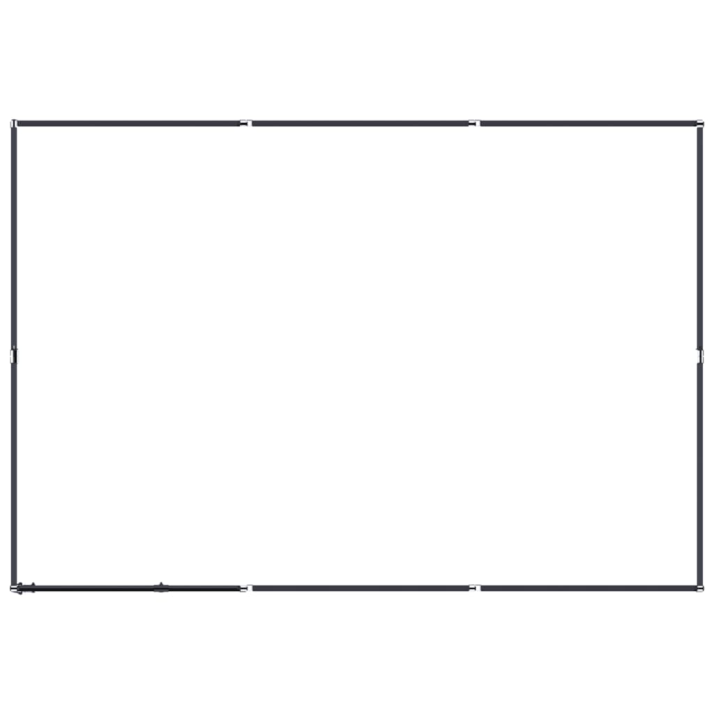 Outdoor-Hundezwinger mit Dach Stahl 3,69 m²