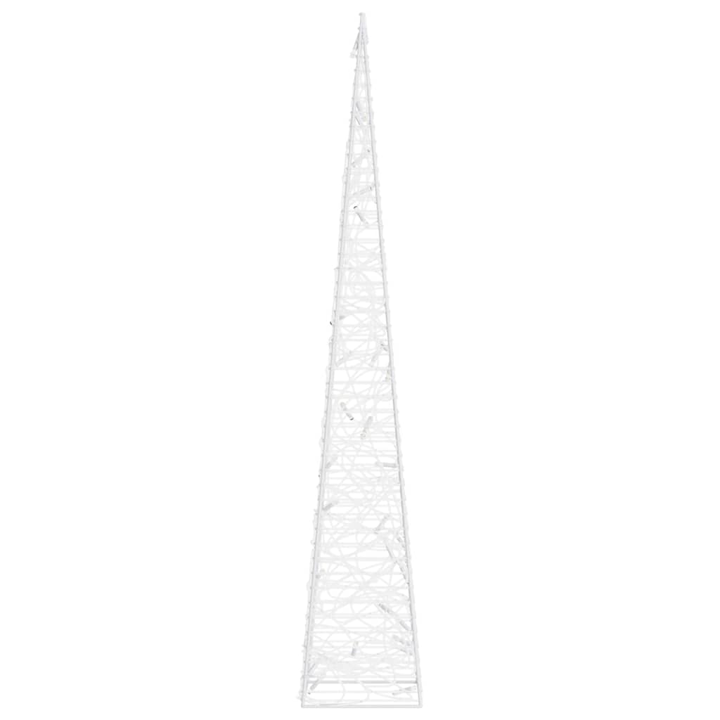 LED-Leuchtkegel Acryl Deko Mehrfarbig 90 cm