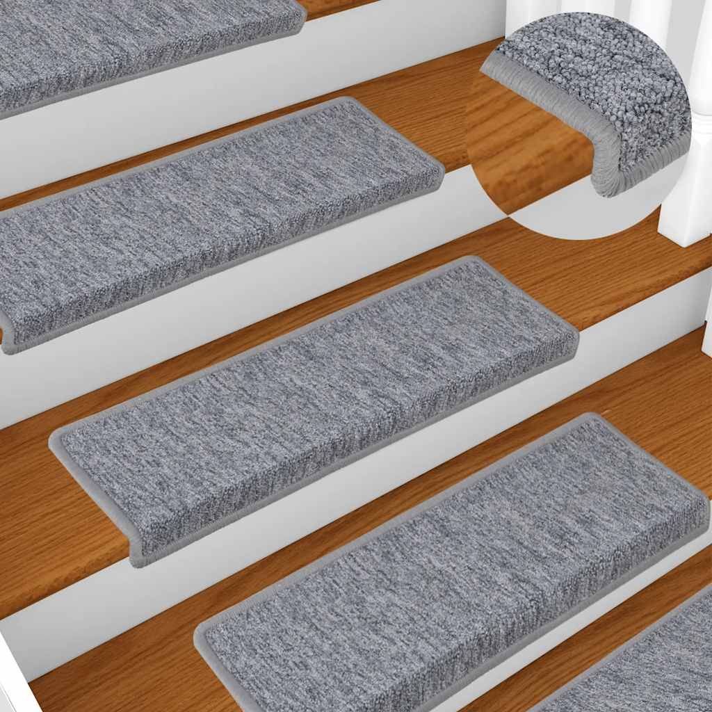 Stufenmatten 15 Stk. 65x21x4 cm Anthrazit Rechteckiger Rand