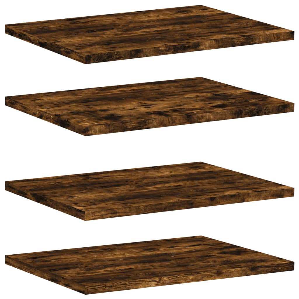 Bücherregal-Bretter 4 Stk. Weiß 40x10x1,5 cm Holzwerkstoff