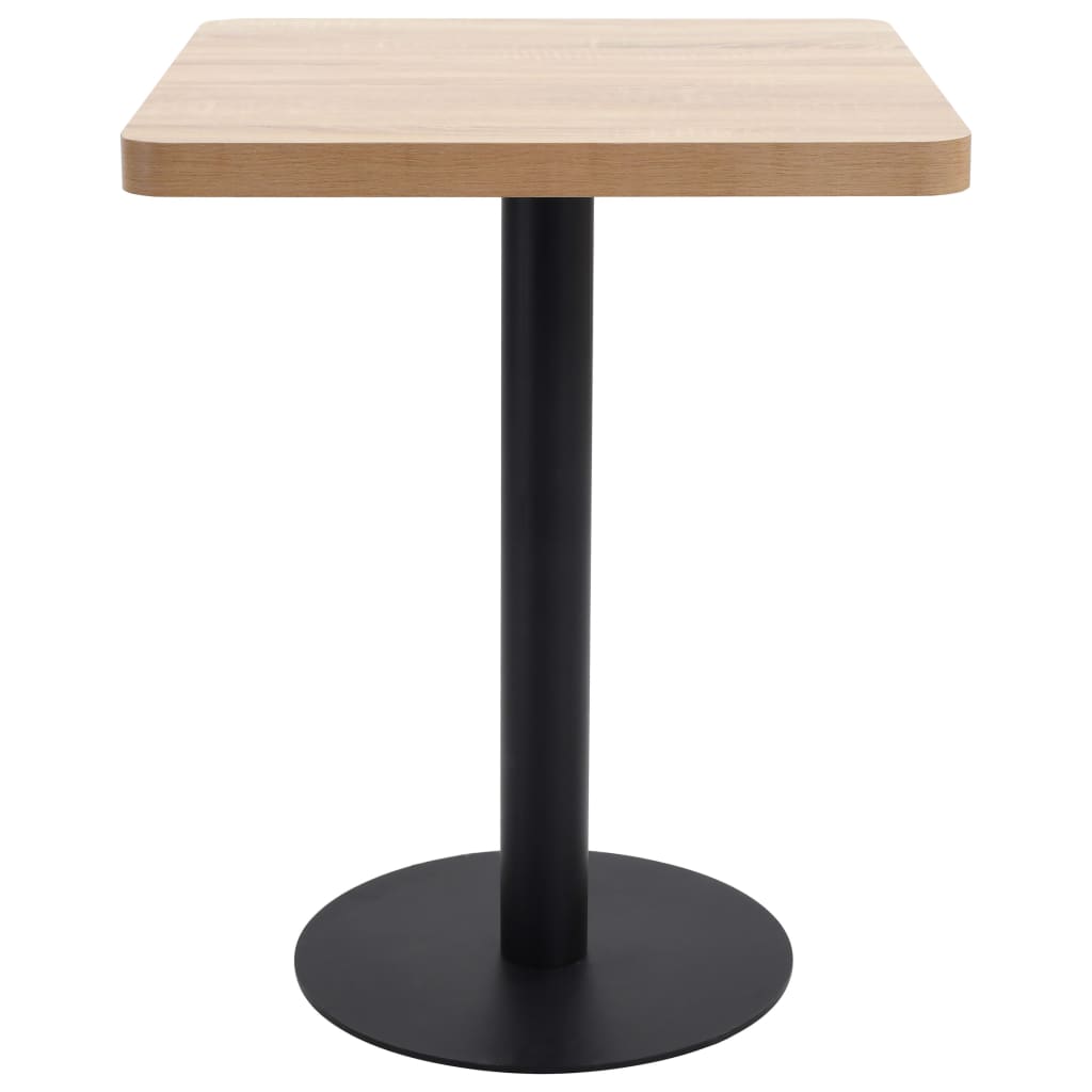 Bistrotisch Hellbraun 50x50 cm MDF