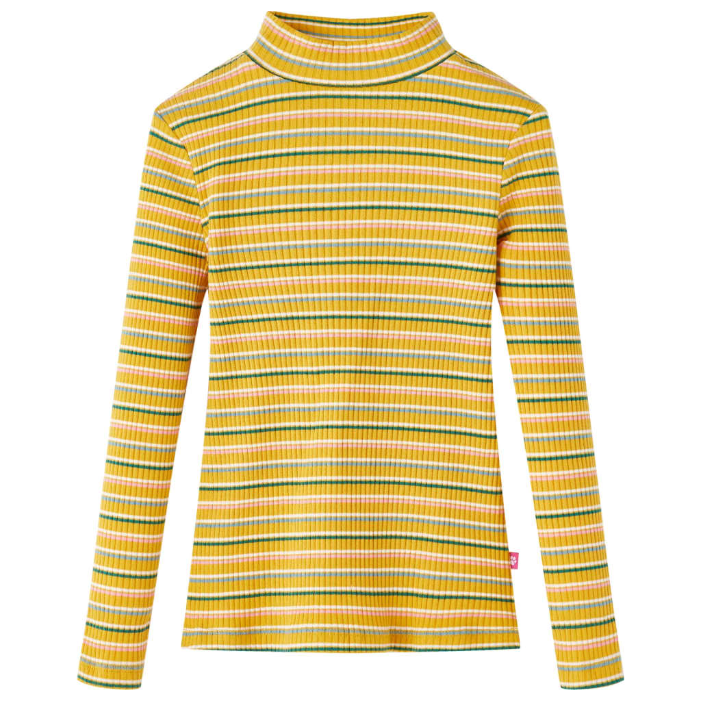 Kinder-Langarmshirt Halbrollkragen Ecru 104