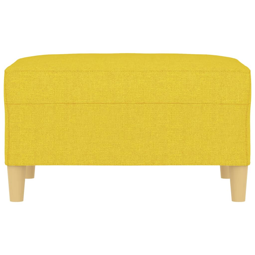 Fußhocker Hellgrau 60x50x41 cm Stoff