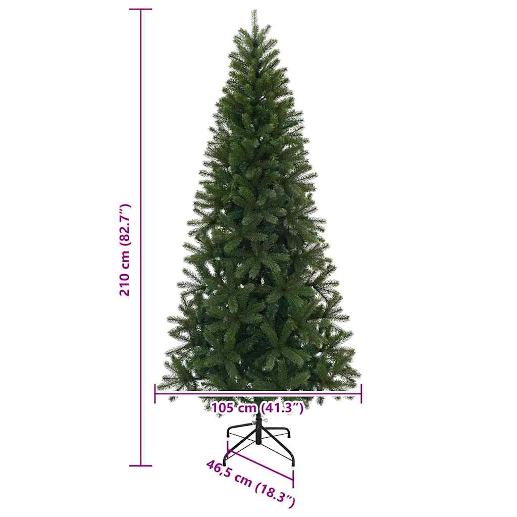Künstlicher Weihnachtsbaum Grün 120 cm PVC, PE und Stahl