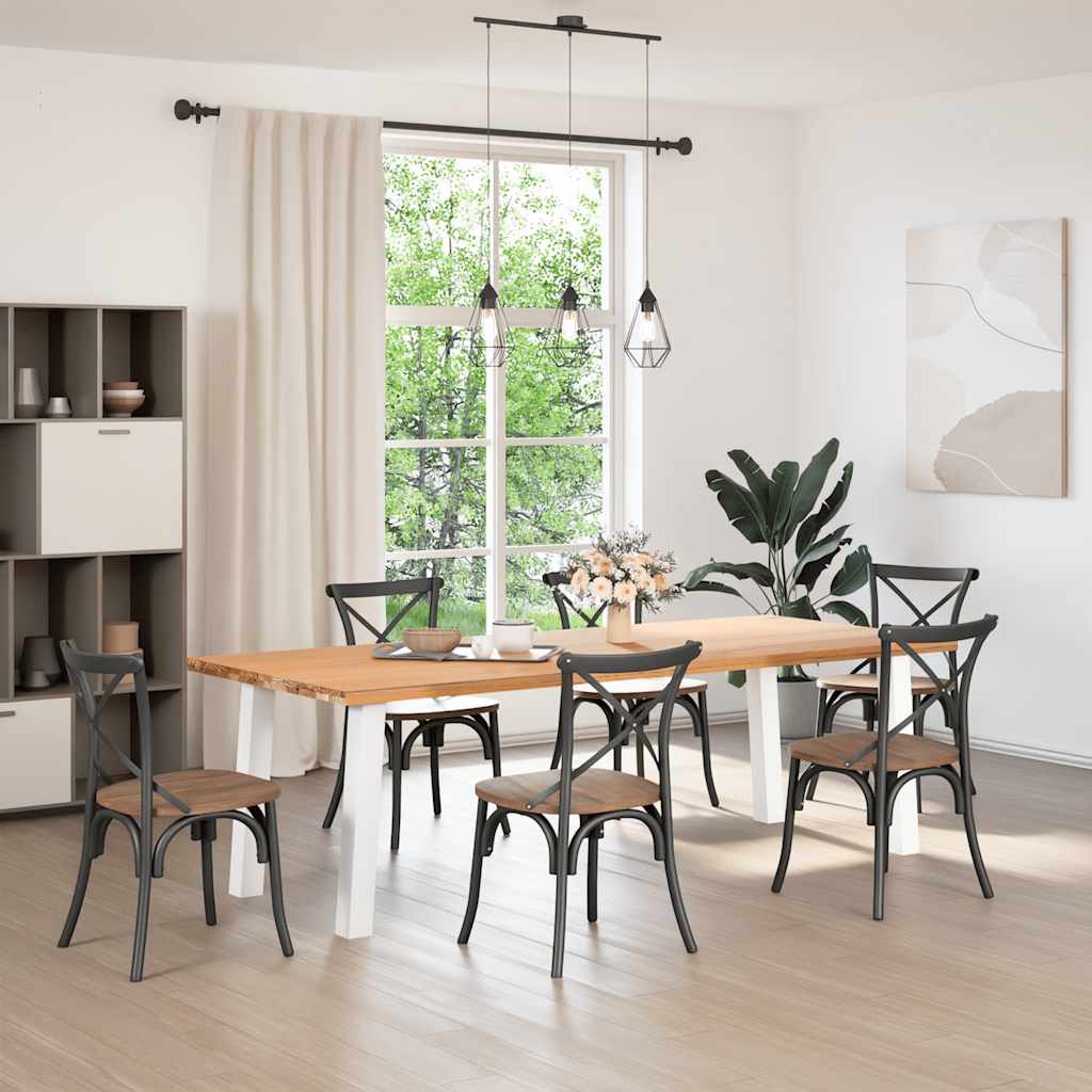 Couchtischbeine 4 Stk. Schwarz 30 cm Stahl