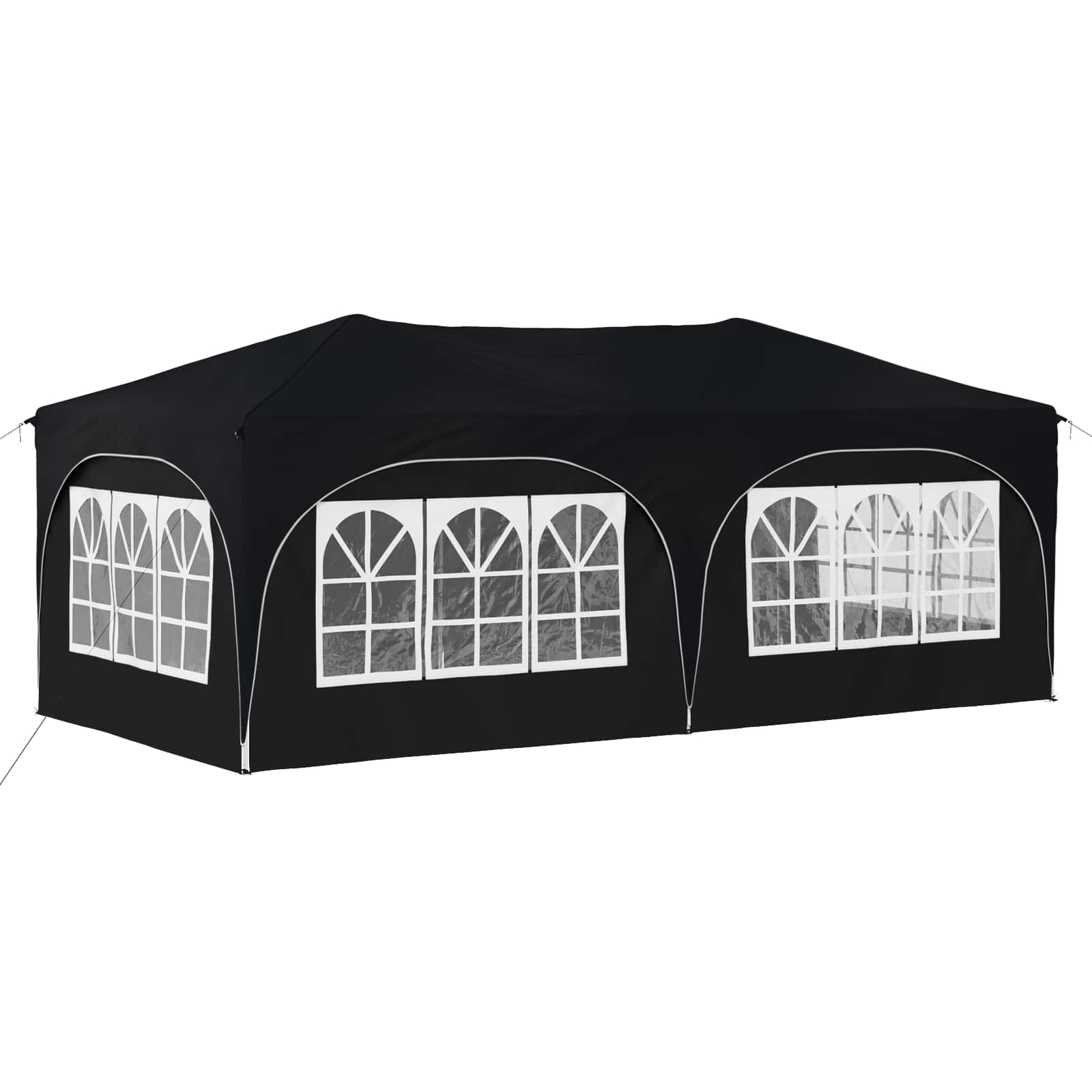 Pop-up Partyzelt 575 x 288 x 245 cm Creme Oxford-Stoff