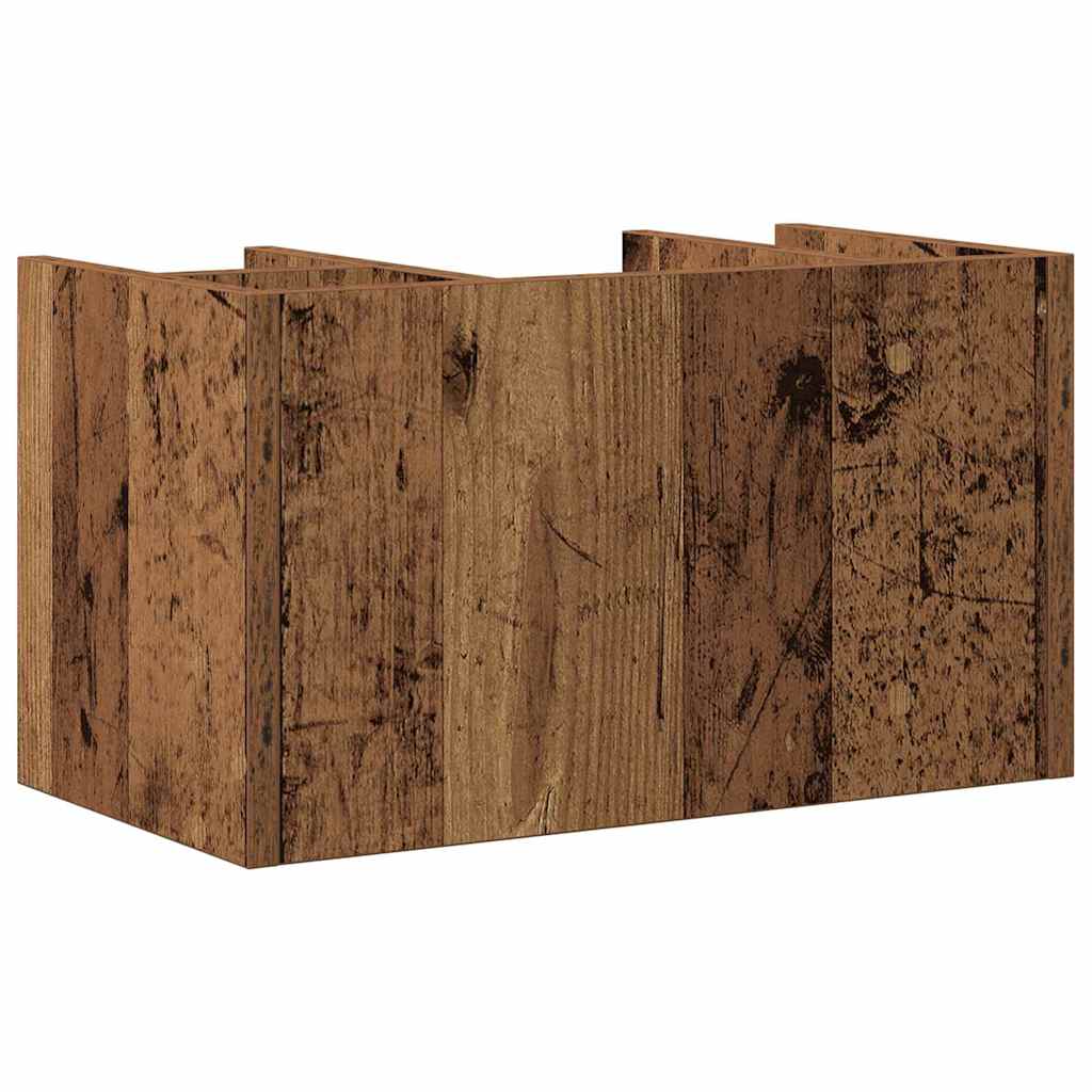 Schreibtisch-Organizer Weiß 44,5x24x25 cm Holzwerkstoff