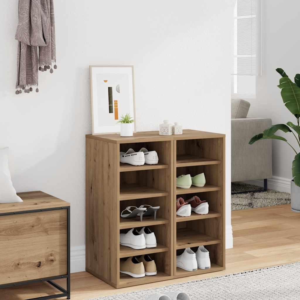 Schuhschrank Weiß 60x35x70 cm Holzwerkstoff